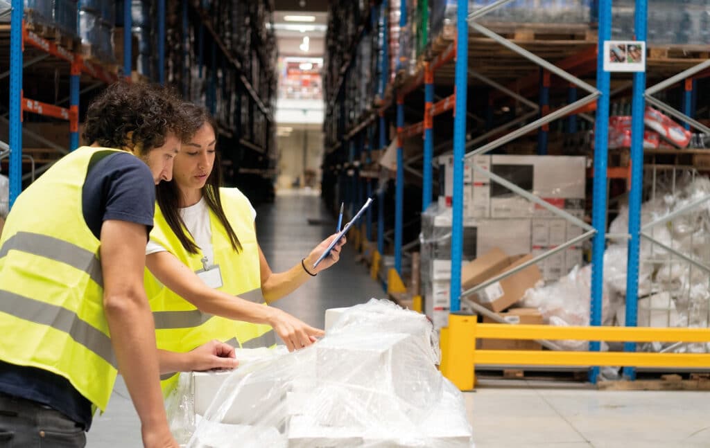 Inventario de almacén de un distribuidor